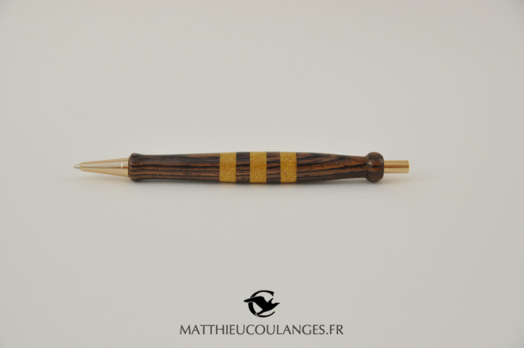 Portemine 0.7mm  cocobolo et pau amarelo